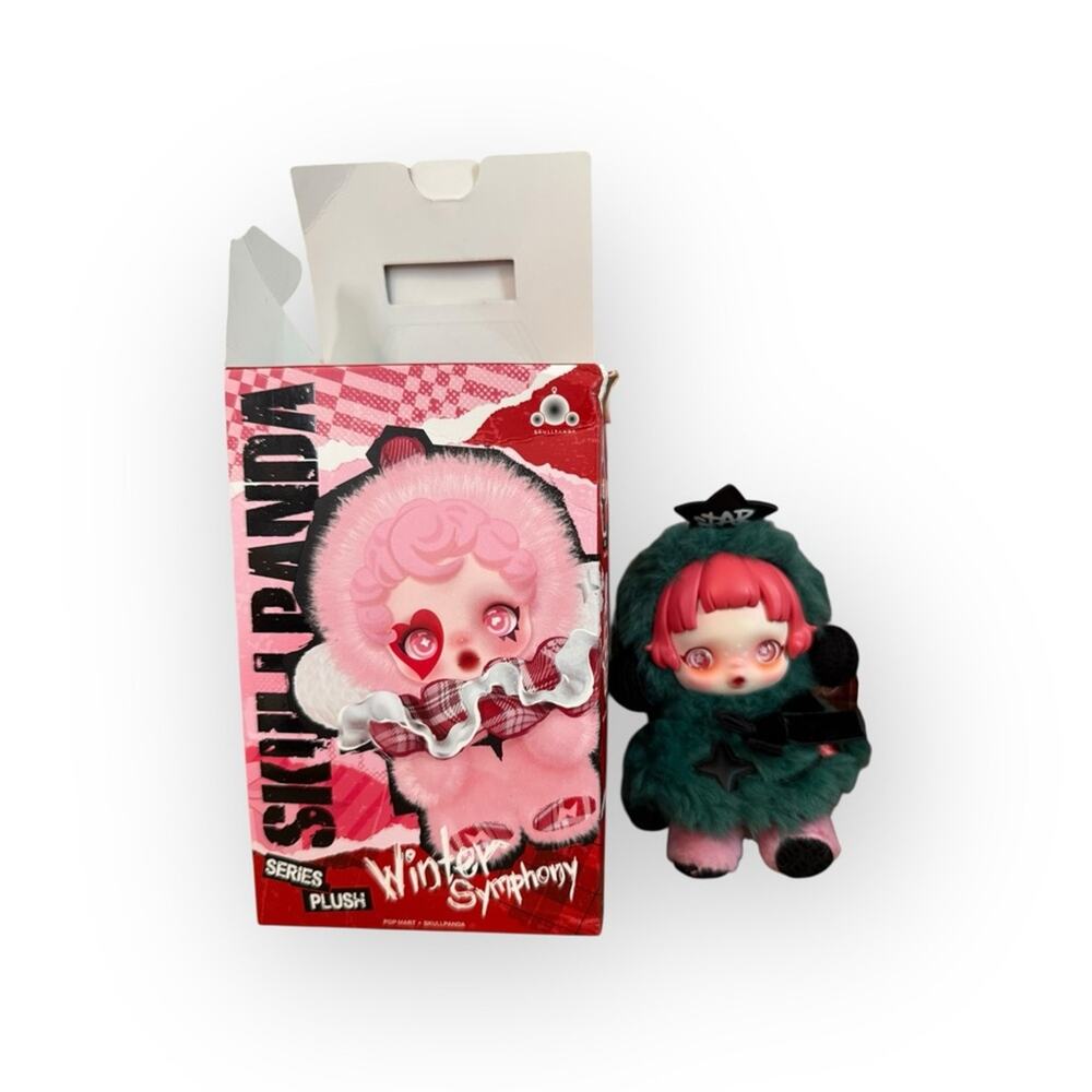 Pop Mart Skull Panda Partita Plush Pendant
